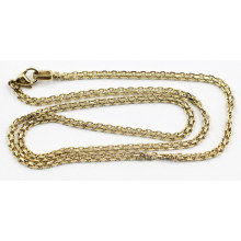 Chapado en oro chapado en oro SS Doubel Layer Chain